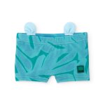 Maillot de bain gar�on en maille avec petites oreilles d�coratives bleu