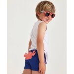 Maillot de bain pour gar�on en maille avec tissu extensible bleu
