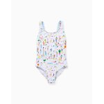 Maillot de bain avec imprim� carolina celas x zippy blanc