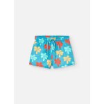 Maillot de bain imprim avec cordon de rglage bleu