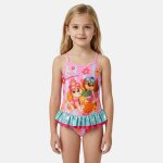 Maillot de bain avec imprim� fille pat patrouille rose
