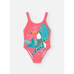 Maillot de bain avec imprim frontal rose