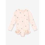 Maillot de bain manches longues rose