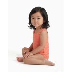 Maillot de bain avec motif d'�toiles en boucl� corail clair