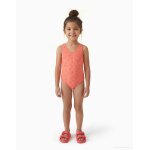 Maillot de bain avec motif d'�toiles en boucl� corail clair