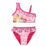 Maillot de bain une pi�ce fille imprim� princesse fushia