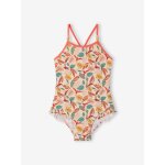 Maillot de bain tropical 1 pièce fille rose pâle Maillot de bain tropical 1 pièce fille rose pâle