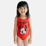 Maillot enfant une pi�ce rouge motif personnage minnie rouge