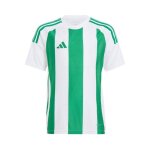 Maillot de foot style � rayures 24 blanc / vert