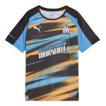 Maillot de football mixte om faster bleu orange