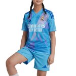 Maillot de gardien enfant gar�on real madrid bleu