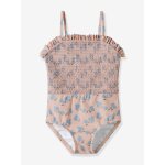 Maillot r�tro fille lil' atelier mini � bretelles fines p�che