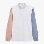 Maillot rugby garon levi colorblock blanc