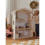 Maison de poupe en bois fsc blanc