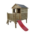 Maisonnette en bois 2m� - magnolia - cabane pour enfant en pin autoclave bois
