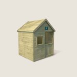 Maisonnette en bois trait� pour enfant marina marron