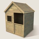Maisonnette en bois trait� pour enfant marina marron