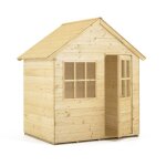 Maisonnette cabane enfant refuge bois fsc� marron