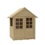 Maisonnette cabane enfant romarin bois fsc� marron