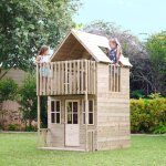 Maisonnette cabane loft bois fsc� marron
