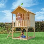 Maisonnette cabane sur pilotis colline bois fsc� marron