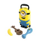 Malette de jeu les minions en forme de personnage stuart jaune