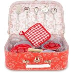 Mallette batterie de cuisine rouge