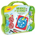 Mallette mandala de voyage multicolore