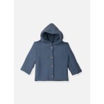 Manteaux b�b� en coton - collection �petits chats� bleu orage