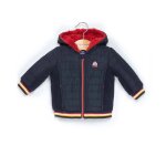 Manteau � capuche b�b� gar�on indigo