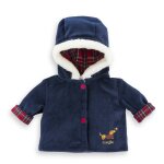 Manteau corolle en ftes pour poupon 36 cm multicolore