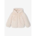Manteau court fille �cru