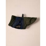 Manteau doudoune chien zip harnais kaki