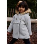 Manteau enfant avec capuche jeanne gris