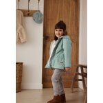 Manteau enfant imperm�able doubl� sherpa holamuchacha vert