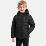 Manteau gar�on � imprim� noir