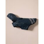 Manteau imperm�able pour chien bleu ardoise