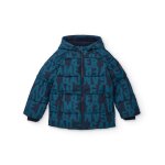 Manteau matelass pour garon avec imprim gamer bleu