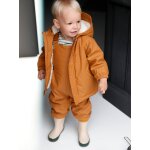 Manteau et pantalon de pluie bb caramel