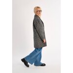 Manteau pardessus  chevrons noir