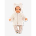 Manteau poupon for�t enchant�e �cru