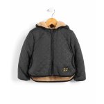 Manteau r�versible fille noir