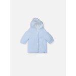 Manteau en tricot bord - c�te pour b�b� bleu layette