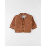Mantelet en tricot marron