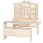 Marchande enfant en bois  6 tiroirs little shop naturel / sans accessoires