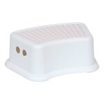 Marchepied enfant gamio 37x26x13 cm blanc rose