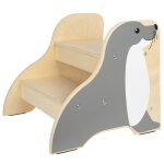 Marchepied phoque gris