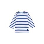 Marini�re col bateau en coton loctudy b�b� blanc / etoile