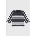 Marini�re col bateau en coton loctudy b�b� nine iron / gris chin� clair