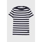 Marini�re en coton carantec enfant navire / blanc